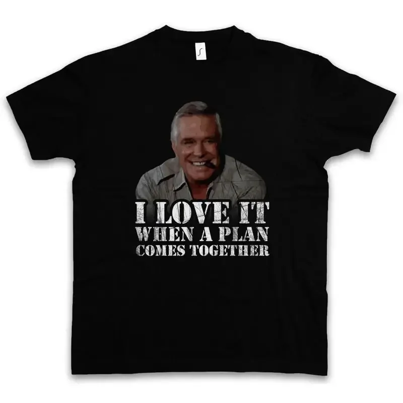 HANNIBAL T SHIRT A Bus Van Car Cigar Team B Mad John Smith Amy Murdock