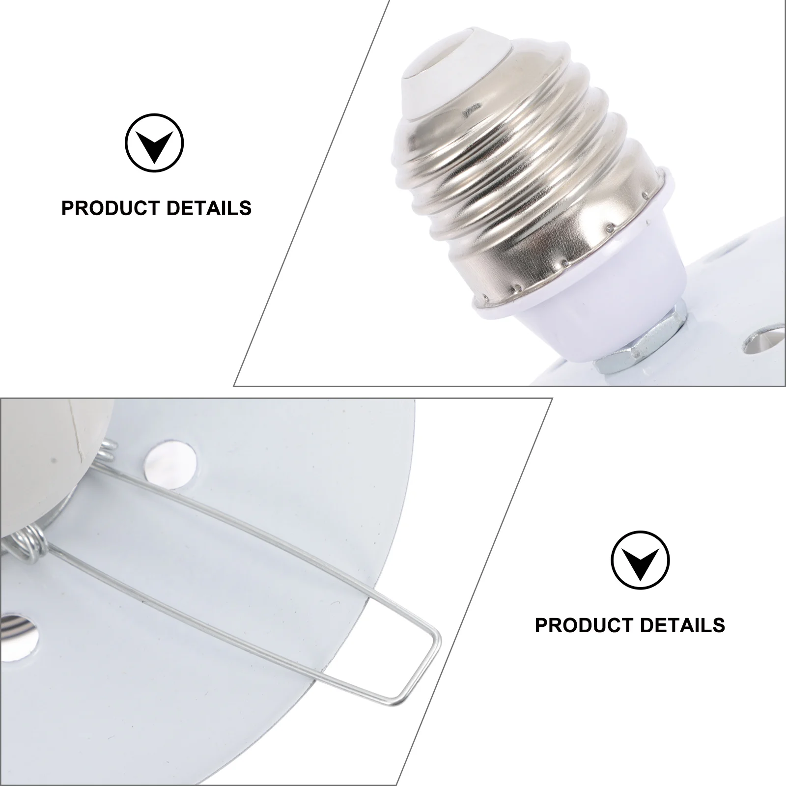 

E27 Lamp Holder Adapter Socket Extender Bulb Base Light Modern Industrial Style Living Room Bedroom Kitchen Conference Office