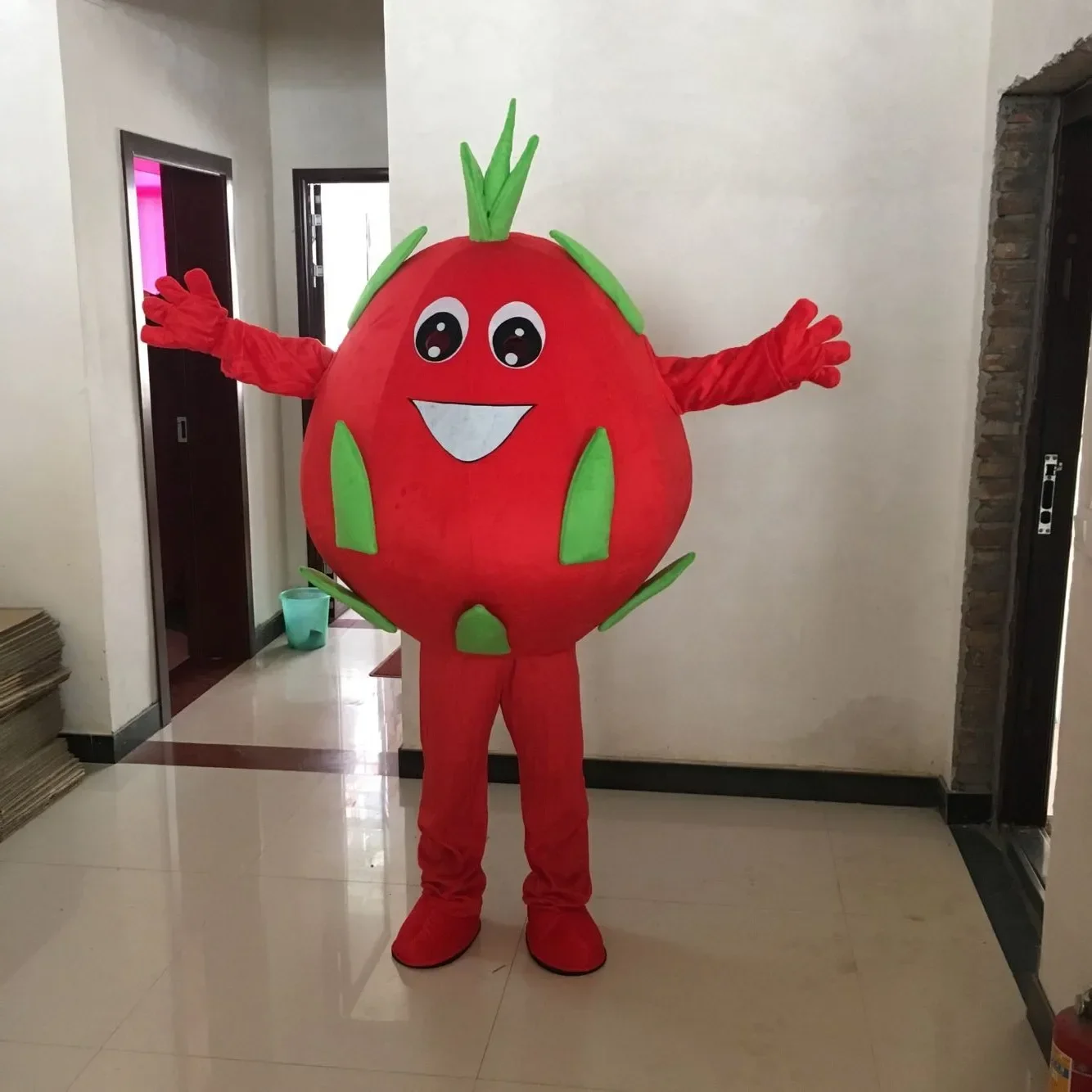 Cosplay Obst Apfel Pitaya Pfirsich Ananas Maskottchen Kostüm Karneval Cartoon Charakter Kostüm Werbung Party Kostüm