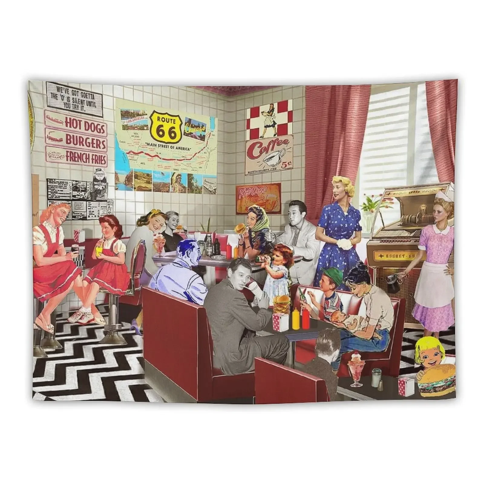 

The Diner Tapestry Decor Home Bedroom Deco Tapestry