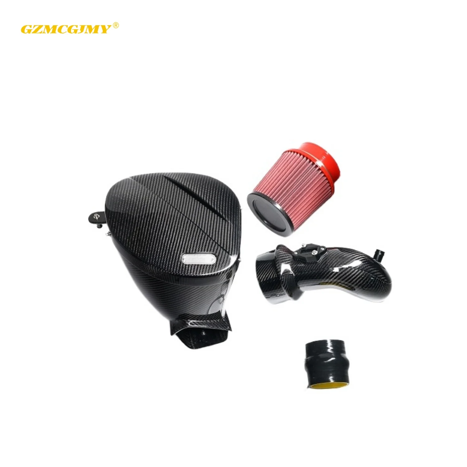 

19- the Smoothest High Performance Real Dry Carbon Fiber Car air Intake Pipe for Toyota Supra A90 3.0T Engine Intake air System