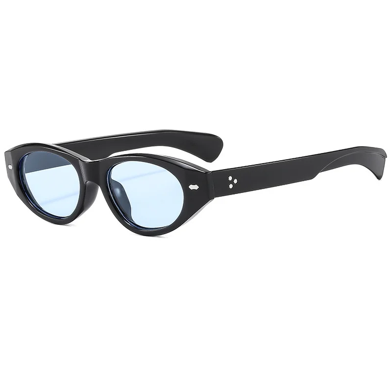 Fashionable Rice Nail Small Frame Sunglasses Sun Protection Sunglasses