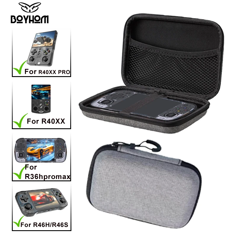 BOYHOM EVA Carrying Case for R36HPROMAX/R40XX/R46H/R40XXPROMAX Water-Resistant Console Protector with Storage Pockets