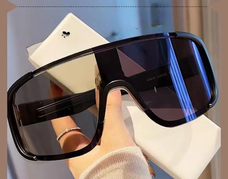 Photochrome Y2K-Fahrrad-Sonnenbrille, winddichte Brille für Männer und Frauen, Retro-reflektierende Folie, Linse, Straßenreiten, Sportbrille – Detail 5