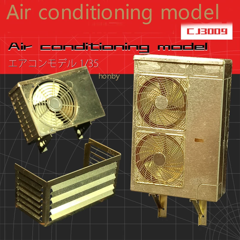 1/35 Model Building Scene Accessories Air Conditioning Outdoor Unit Etching Film DIY Handmade Sand Table Architecture Landscape