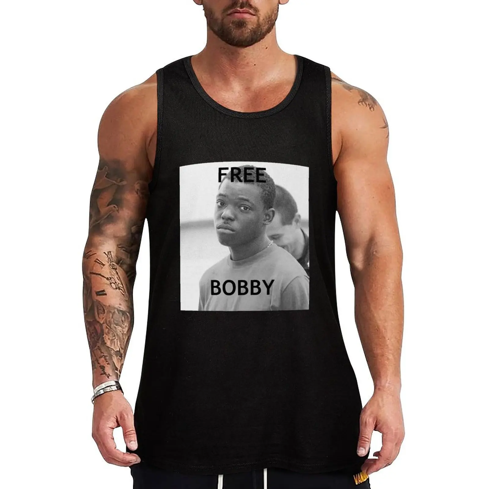 Свободная майка Бобби SHMURDA, Мужская футболка, Мужская одежда для спортзала, топ без рукавов