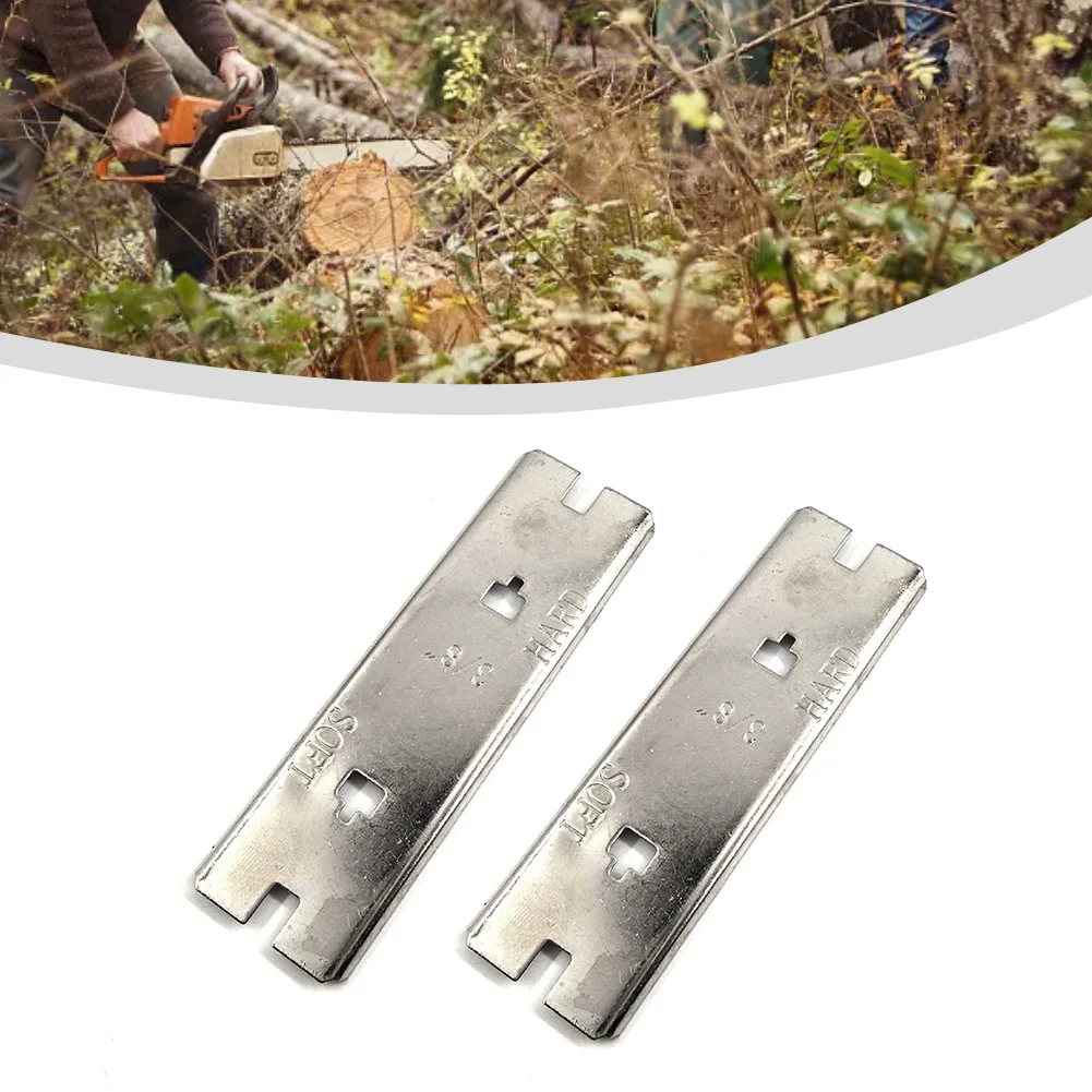 Chainsaw Raker Depth Gauge Set 5056981-01N For 73LP And 73VL Chains Accurate CNC Stainless Steel Measurement 2pcs