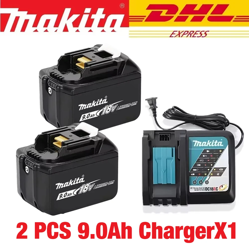 Makita 100% originele 18V 3Ah 3000mAh Makita batterij BL1830B BL1850B BL1850 BL1840 BL1860 BL1815 vervangende lithiumbatterij