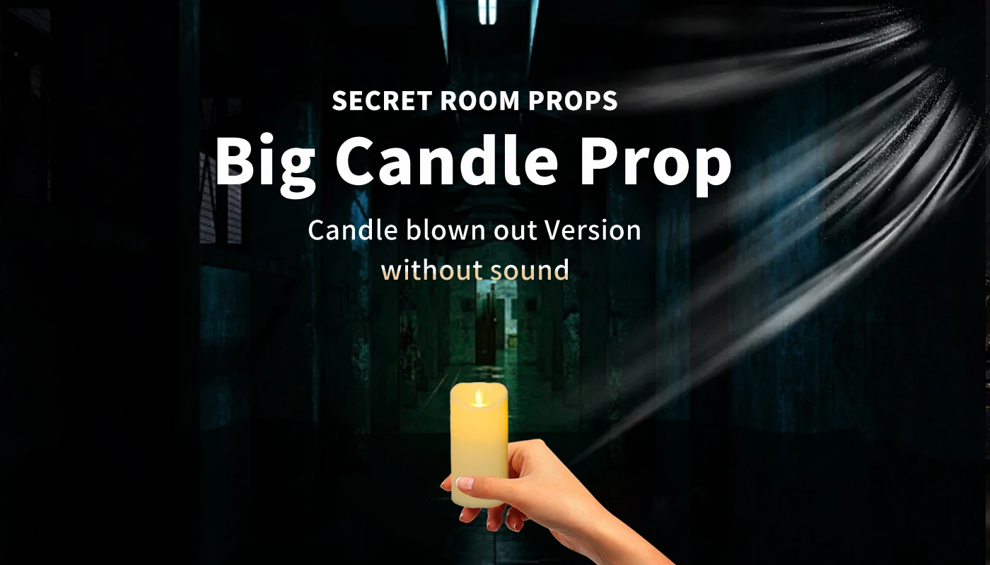 Mystery Studio Escape Room Requisite Elektronisches Puzzle Escape Room Big Candle Blowing Out Edition 1987 hervorragend – Detail 1