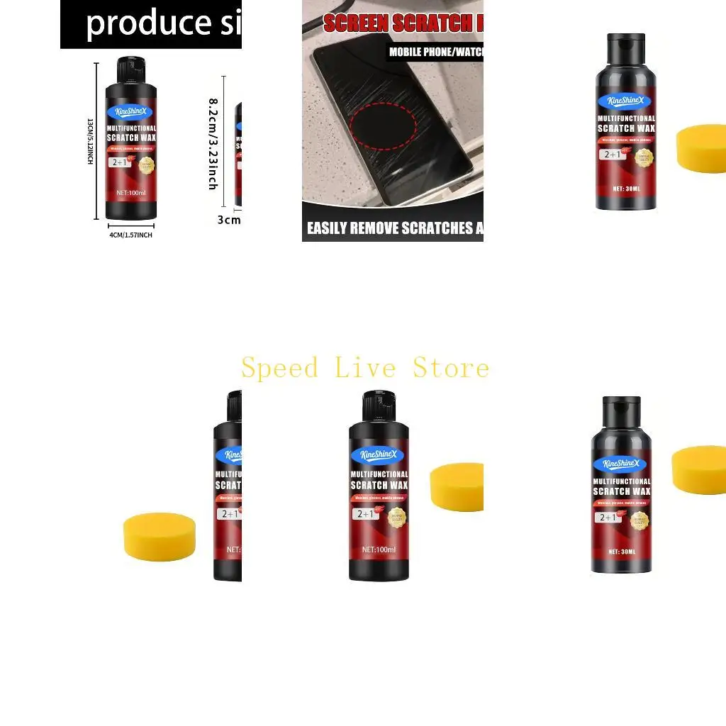 547C Effective Polish Compound set for Auto Motorcycle Instrument Panel Scratches