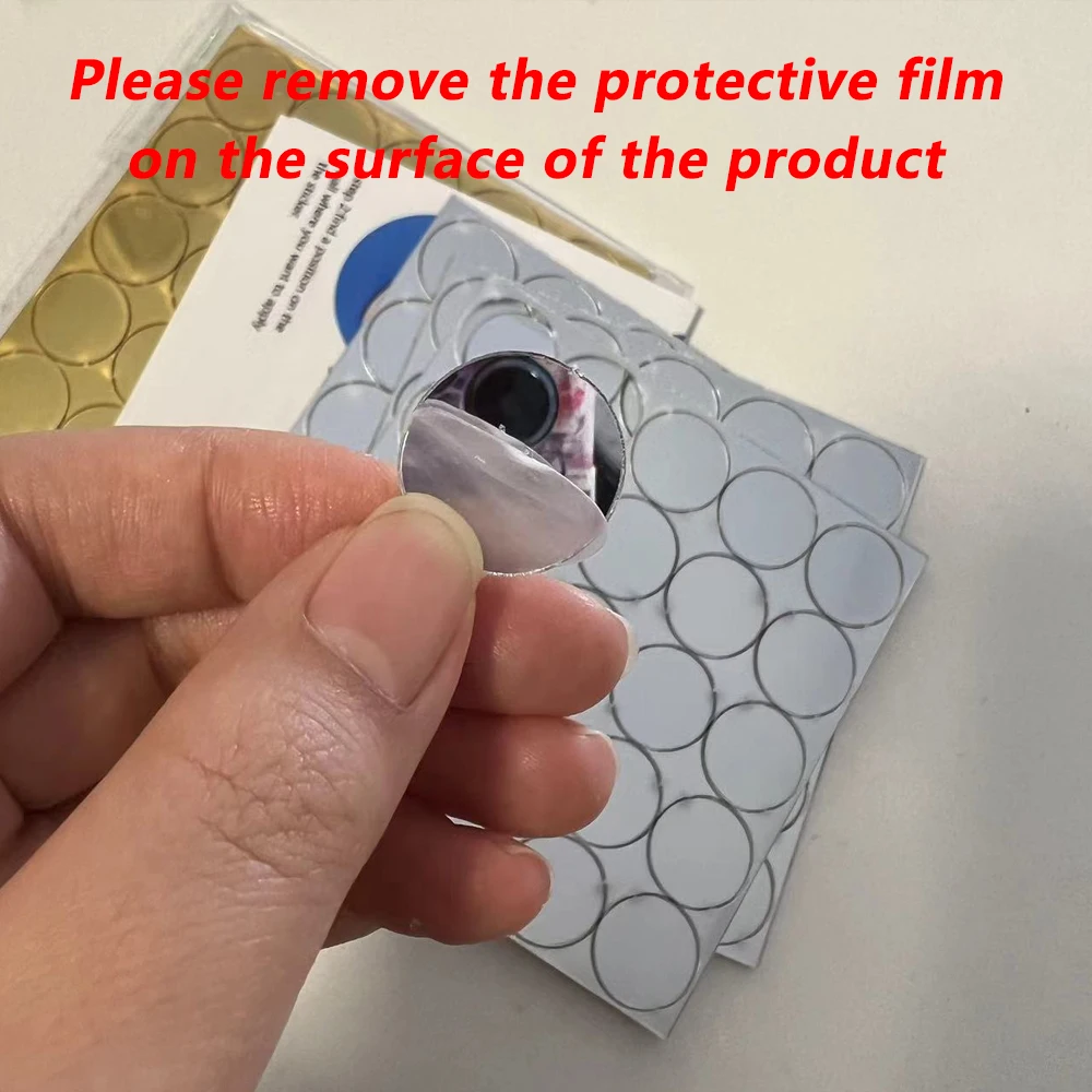 100 قطعة/الوحدة 2 سنتيمتر الاكريليك مرآة الجدار ملصق جولة القلب ثلاثية الأبعاد جدار مرآة ملصق النقاط دائرة DIY بها بنفسك صور مطبوعة للحوائط حفل زفاف ديكور #5