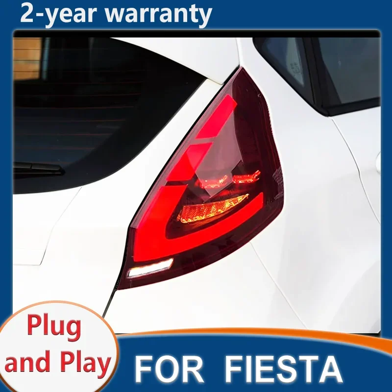 

LED Taillights For Ford Fiesta 2009-2015 Fiesta Tail Lamp LED DRL Dynamic turn signal Brake Reverse Rear Lamp Assembly