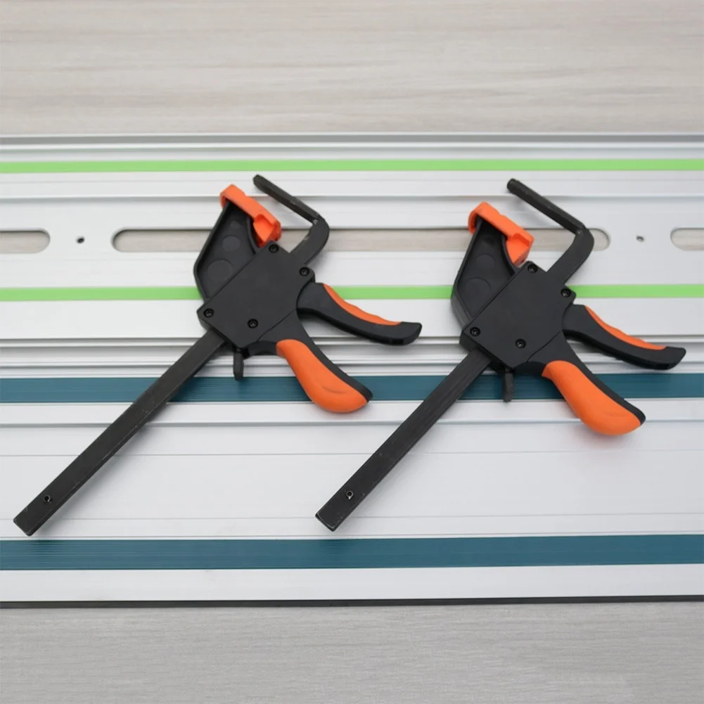 Quick Release Clamp For Woodworking Clamp One-Hand Operation 16*6cm 160mm F Clip TPR Pads Optimized Lever Mechanism