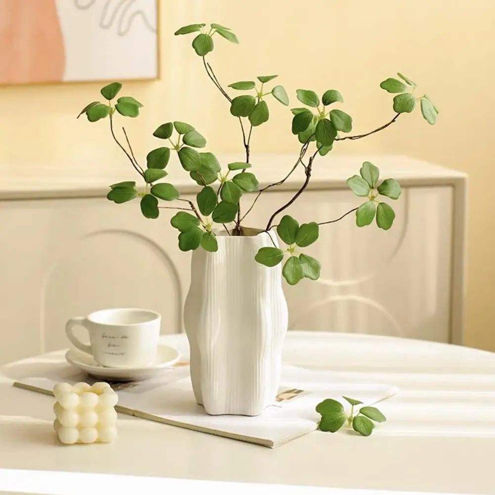 1Pc Artificial Plants Realistic No Watering Artificial Plants Realistic Easy Maintenance Artificial Leaf Plants for Effortless