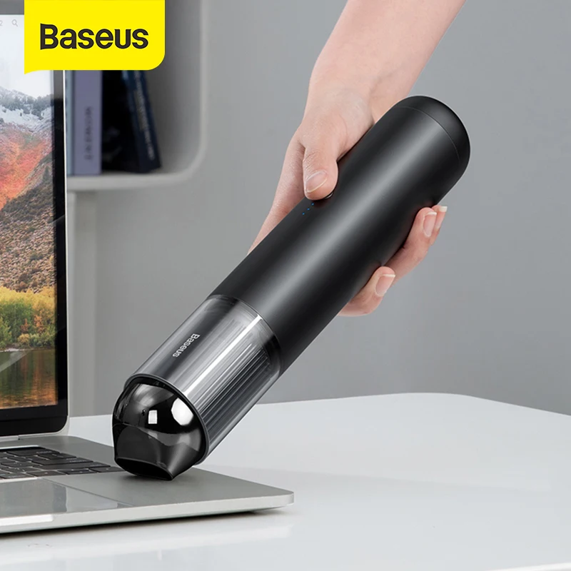 Baseus 15000Pa Car Vacuum Cleaner Wireless Vacuum Cleaner with LED Light for Home PC Cleaning Portable Handheld Vacuum Cleaner