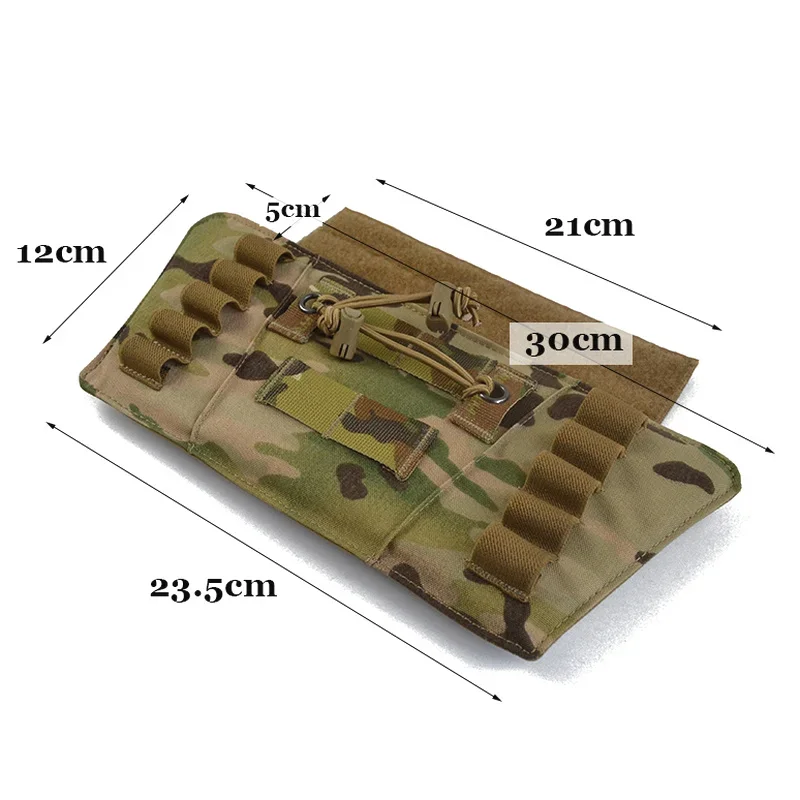 Tactical Vest Abdomen Protective Plate Chest Rig Molle Lower Abdomen Platform Tactical Plate Carrier Hanging Crotch Protection