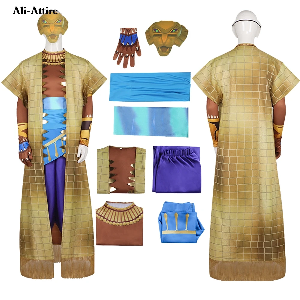 

2025 Cartoon Eyes Cosplay The Lion Top Pants Clothing Men Adult Party Disguise Halloween Stage Costume Carnival Outfits Suits