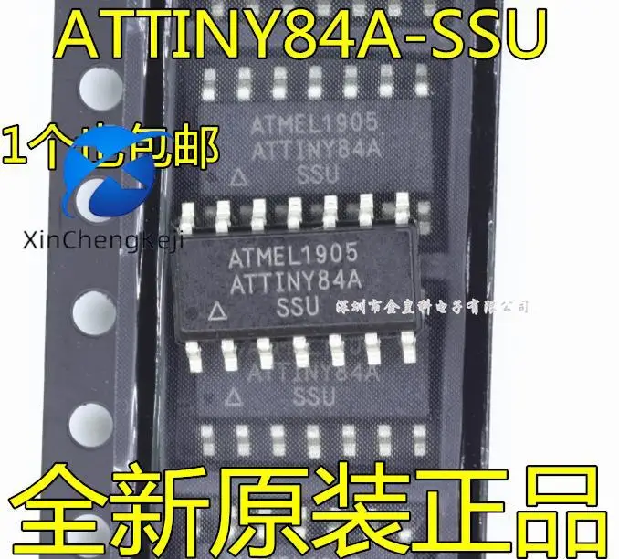 

2 шт. оригинальный новый ATTINY84A ATTINY84A-SSU SOP-14 8-битный встроенный микроконтроллер