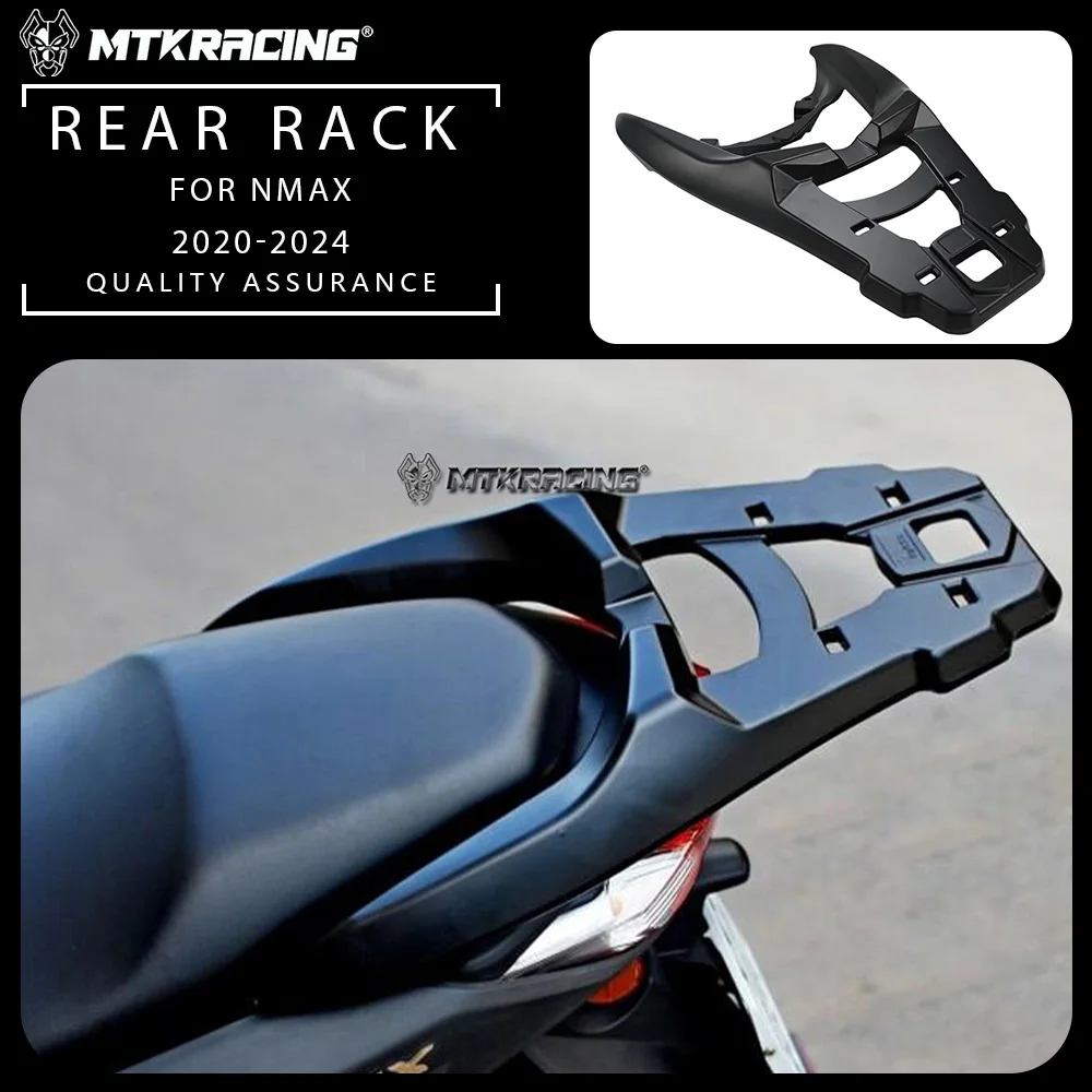 

FOR YAMAHA NMAX 2020-2024 Motorcycle Rear Seat Rack Bracket Luggage Carrier Support Extended Carrier Top Box Bracket Plate