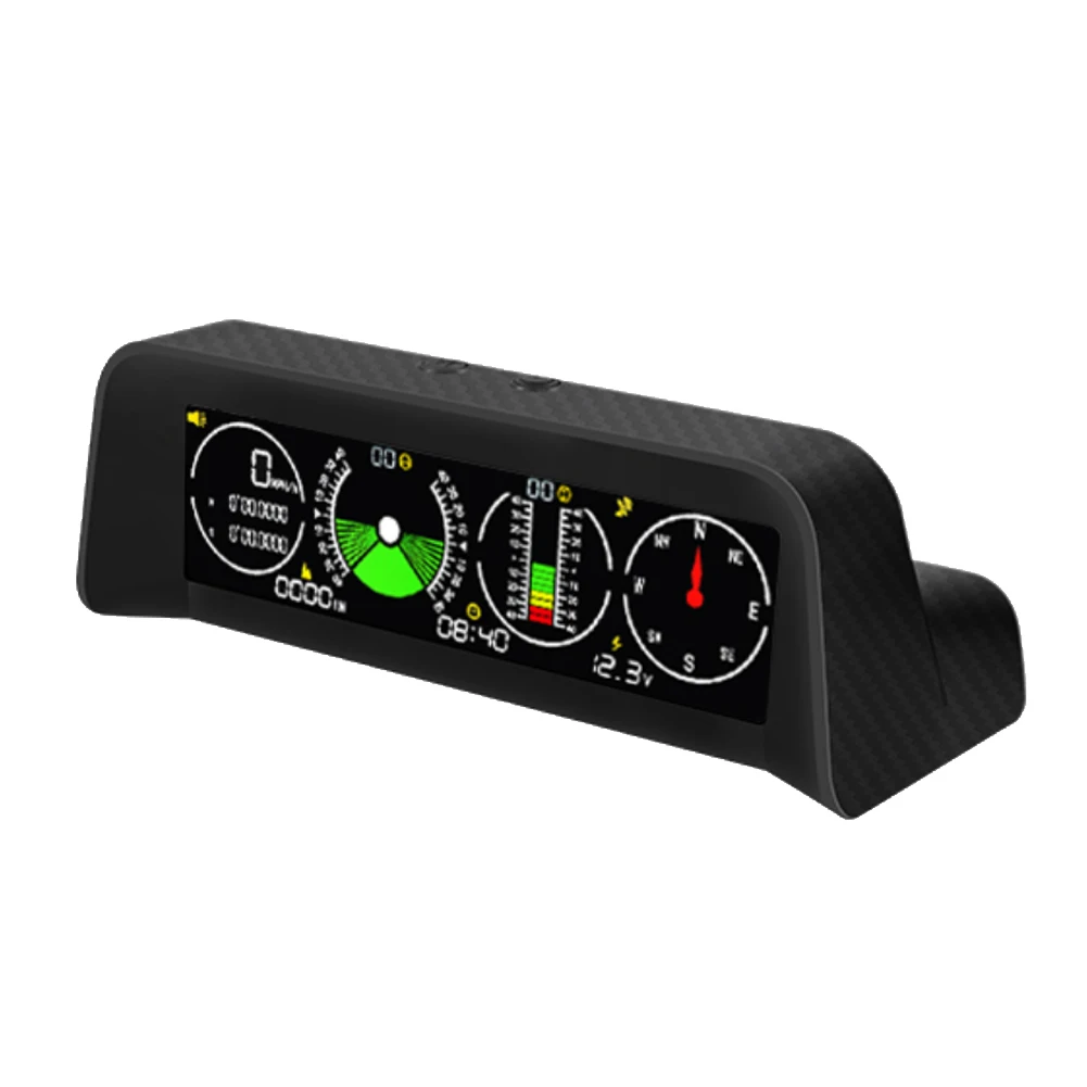 

Car HUD Inclinometer Head Up Display GPS Speedometer MPH Compass Digital Slope Angle Meter Altitude Gauge for Off-Road Vehicles