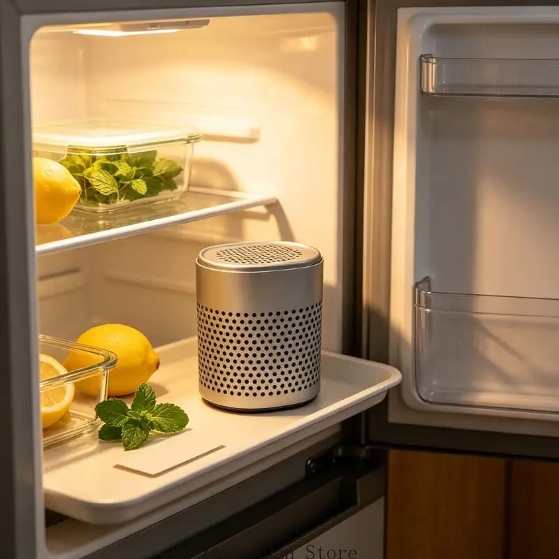 Perforated Fridge Deodorizer Container for Refrigerator and Freezer Use 3XUF