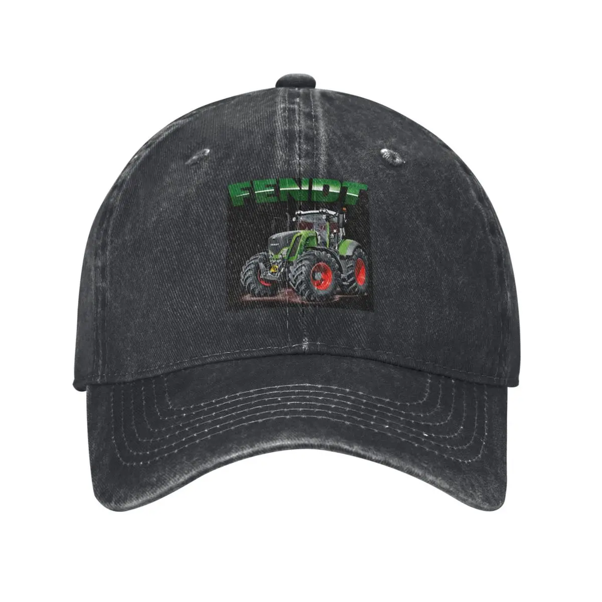 Fendt German Tractors Baseball Caps Fashion Denim Hats Outdoor Adjustable Casquette Hip Hop Baseball Cowboy Hat for Men Women