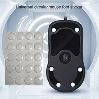 20pcs Non-slip Mouse Foot Pad, Universal Performance Enhancement Mouse Foot Stickers for Wired and Wireless Gaming Mouse