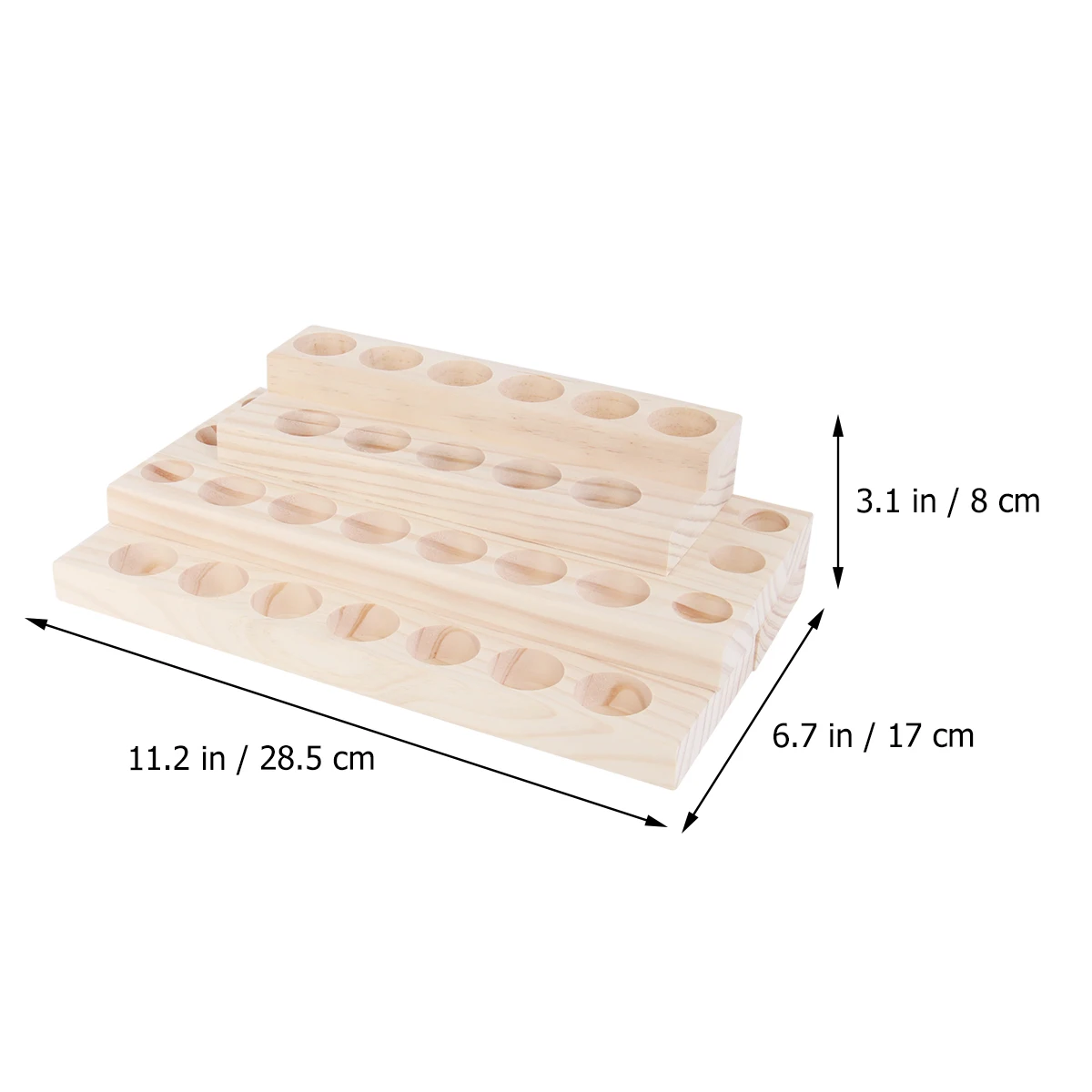 

Essential Oil Essential Oil Storage Box Box Solid Wood Shelf 4 Layer Desktop ganizer Bamboo Wood St Display Rack for Makeup
