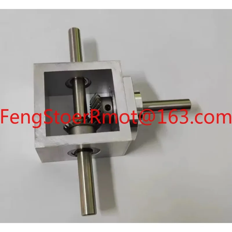 Competitively priced bevel gearboxes are available and can be machined from stainless steel with numerical control