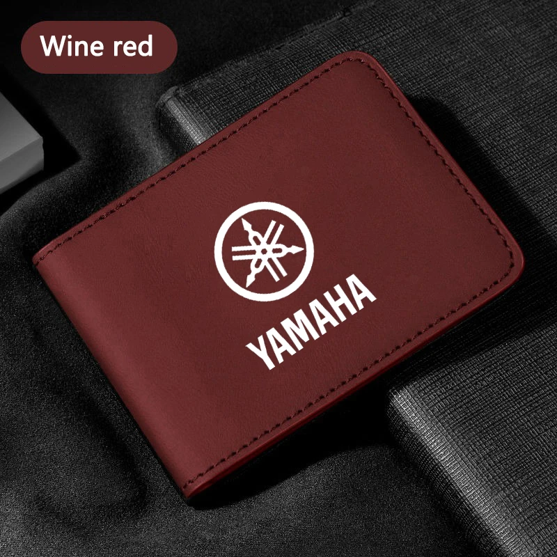 Motorcycle Car Leather Driving Documents Protective Case Bank Credit Card Holder For Yamaha R1 R3 R6 R25 Mt-09 Mt07 XMAX Tracer