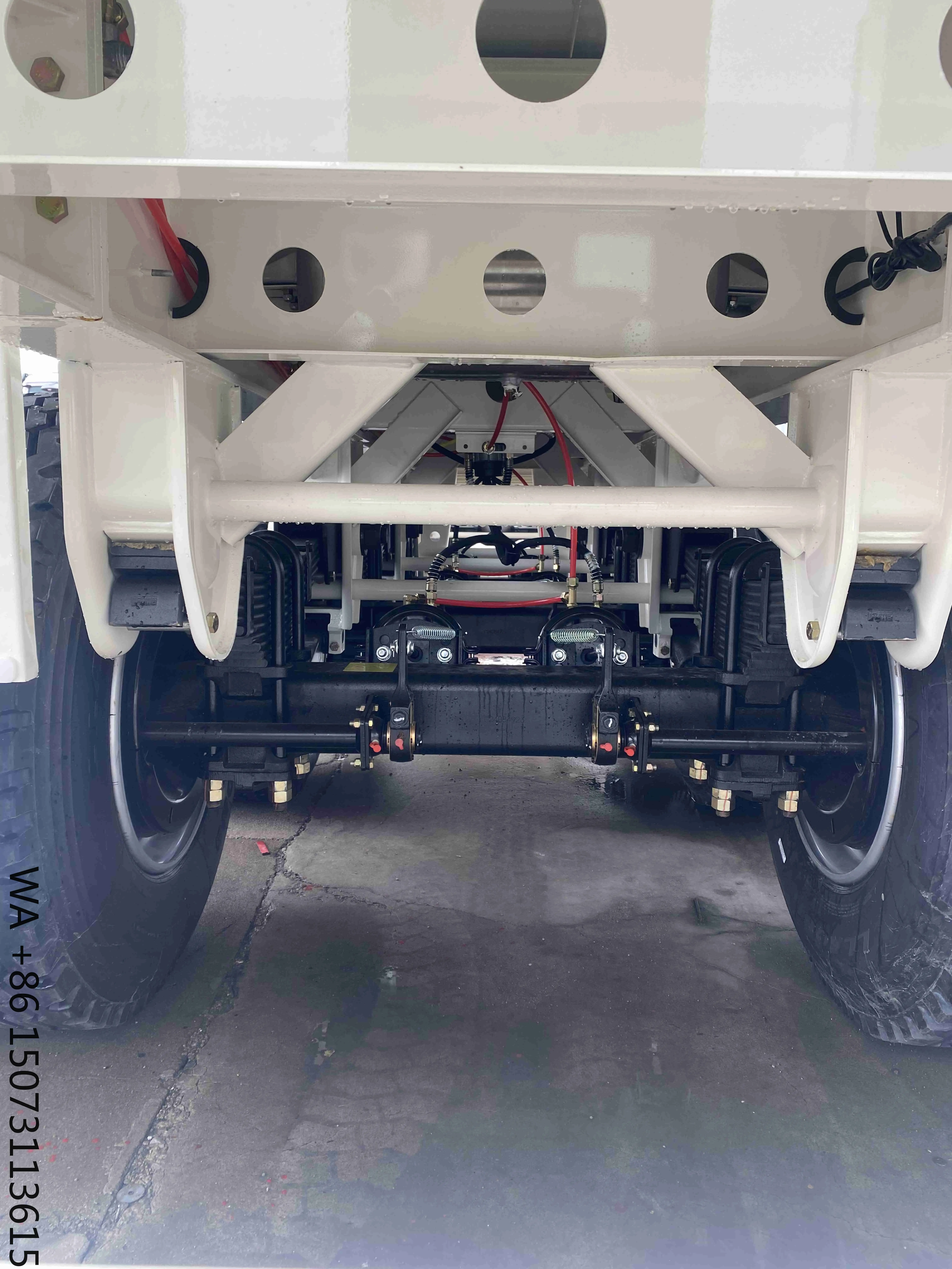 4-axle 100 Ton Container Transport Flatbed Semi-Trailer Accept Wholesale Customization