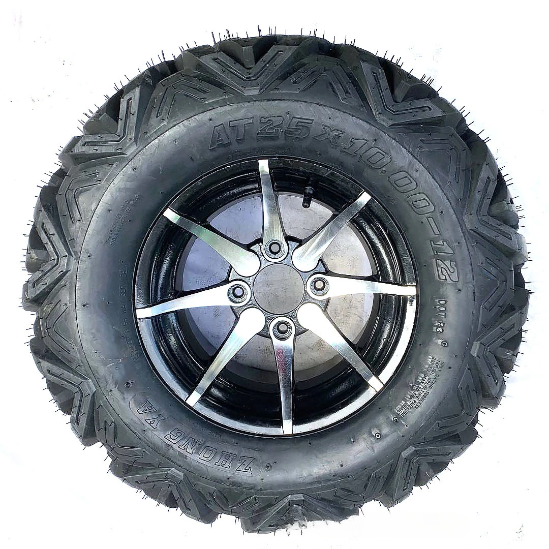 GO KART KARTING ATV UTV Buggy 26X10-14 Inch Dirt Bike Wheel Tyre Tire Aluminum Alloy Hub