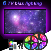 Led Strip Lights For TV Backlight Ambilight Led Lights Strip Bluetooth Dimmable RGB Led Tape Lighs Music Sync RGB Led Decoration