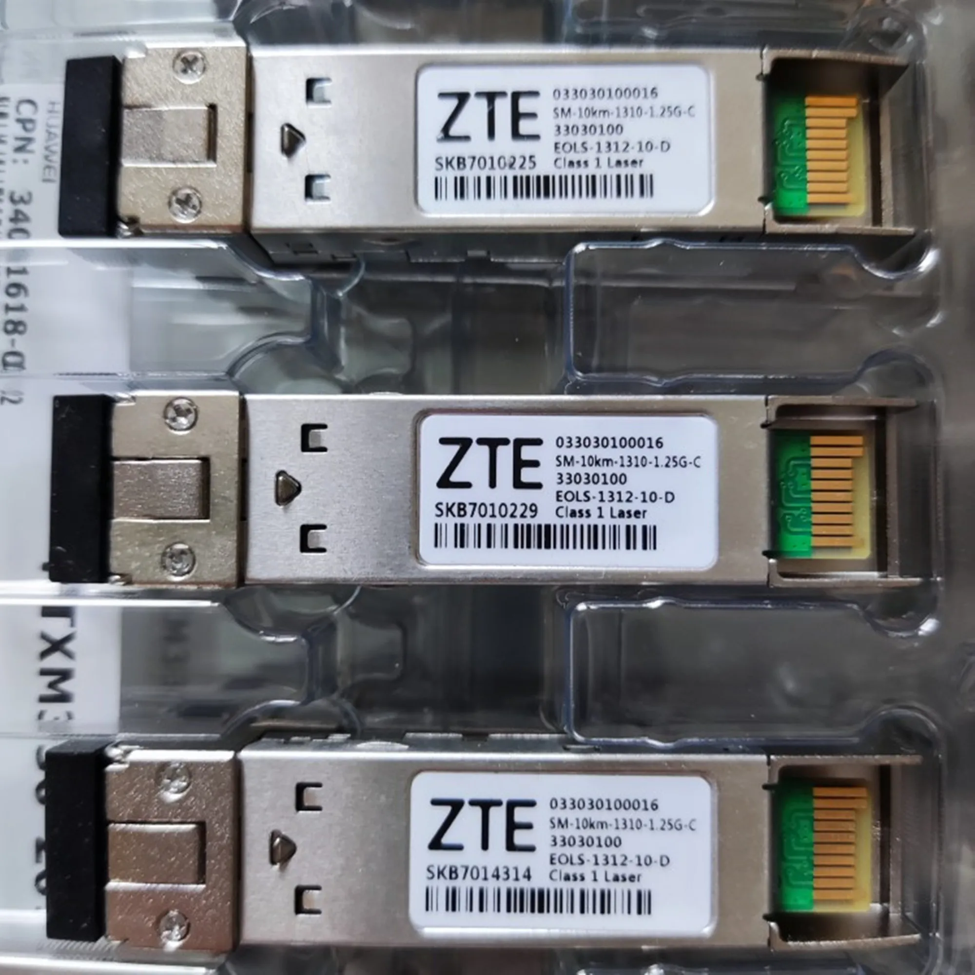 ZTE Switch Optical Fiber Module 1.25G 10KM 033030100016 SM-10KM-1310-1.25G-C Gigabit Transceiver