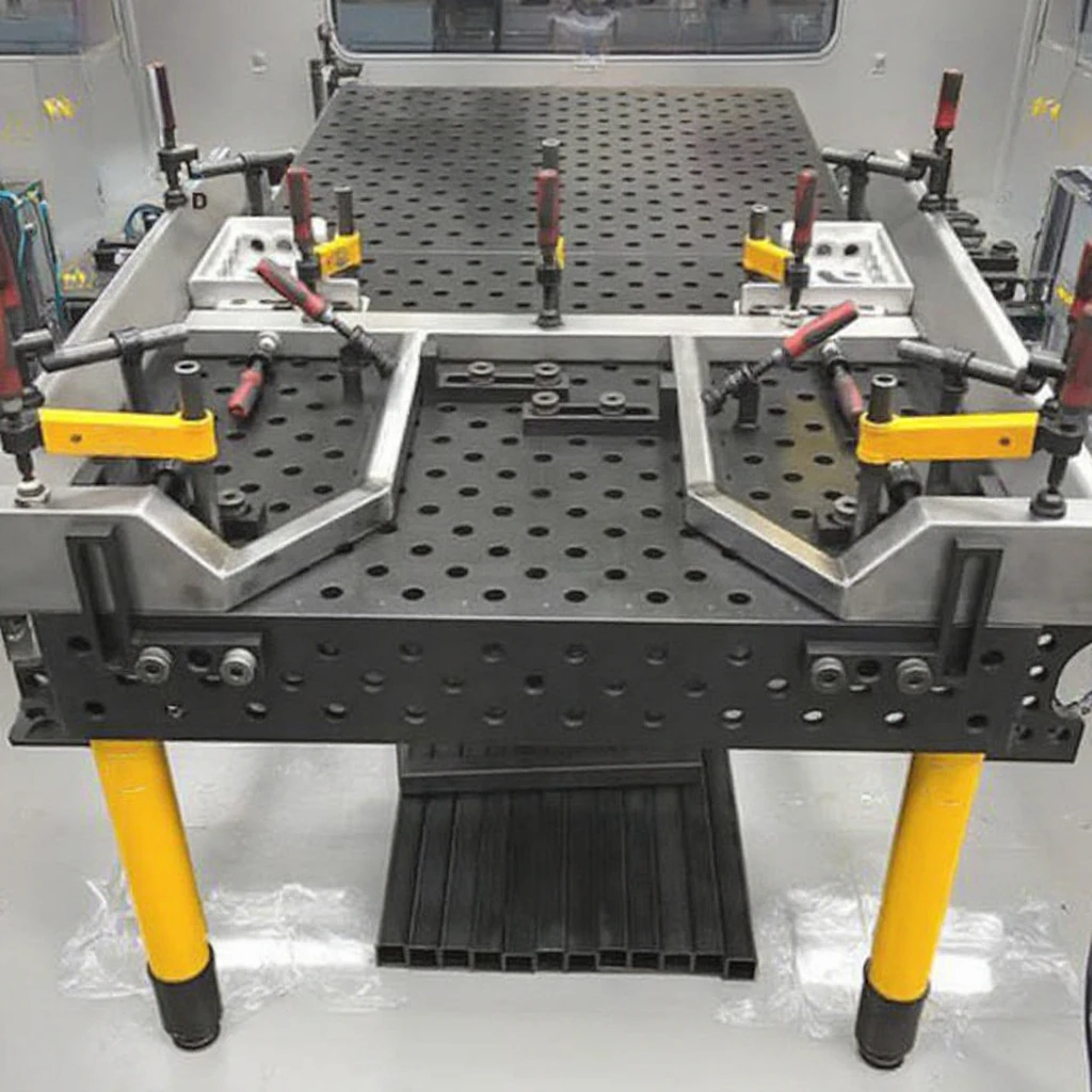Factory Best Selling Cast Iron Steel Nitriding 3D/2D Welding Table Durable High Quality Accessory New & Used Condition