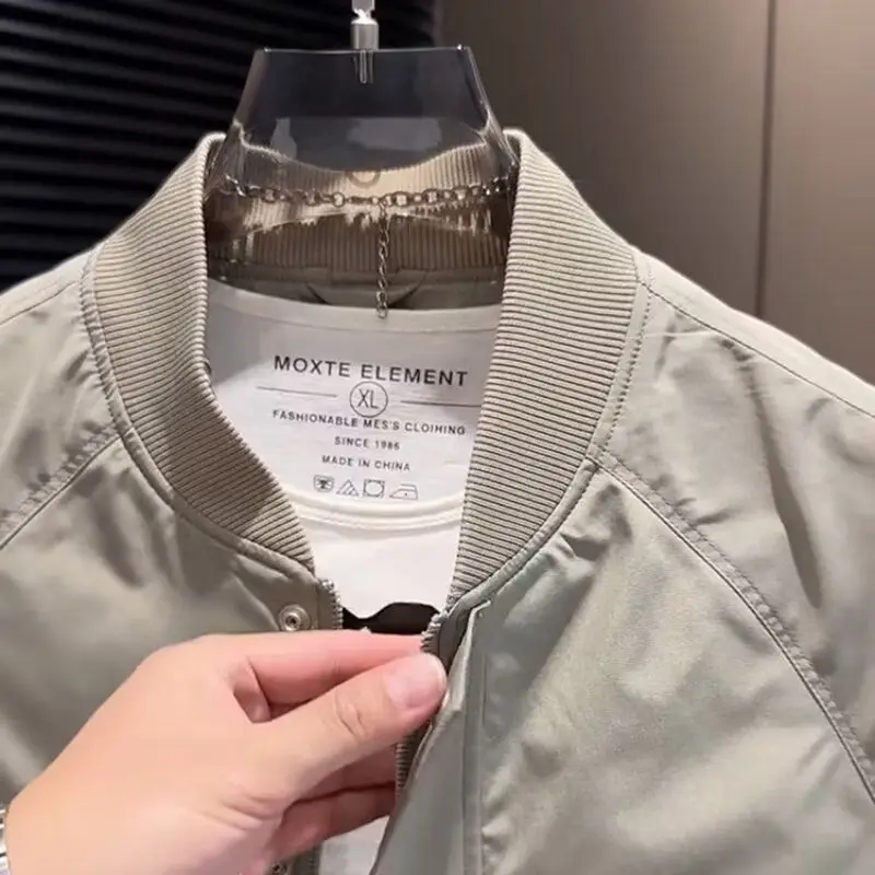 

Свободная мужская куртка 2024, весенне-осенняя Sli Harajuku Hong Kong Sle Street Faion, корейская версия, повседневная верхняя одежда