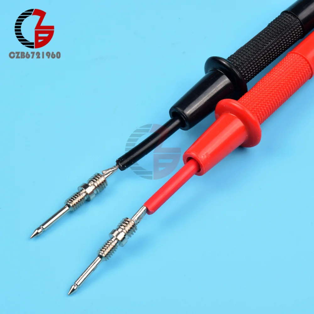 1 Pair 70cm Probe Multimeter Test Lead 1000v 10A Wire Pen Cable For Digital Meter Needle Tip Meter Needles Test