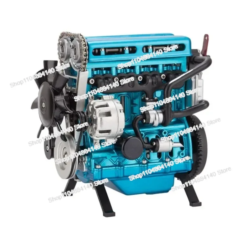 

For Metal Inline 364+ PCS Four-cylinder Engine Model DIY Turbocharged Mini 3D Engine