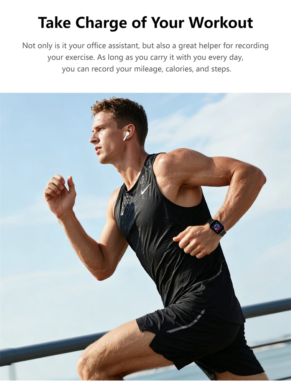 Neue TWS-Ohrhörer Smartwatch 2-in-1 Ohrhörer Smartwatch Kabellose Bluetooth-Kopfhörer Uhren Herzfrequenz Sport Fitness Armband – Detail 17