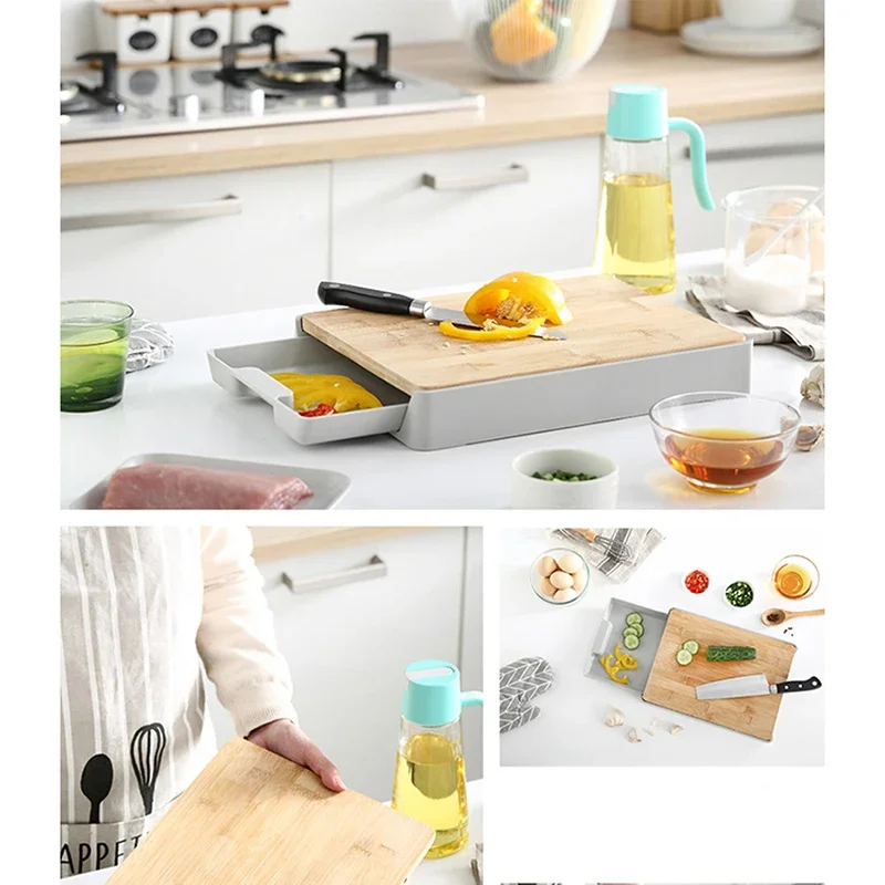 Kitchen Cutting Board Storage Case Set Kitchen Cutting Board Fruit Vegetable Meat Tools Kitchen Chopping Board