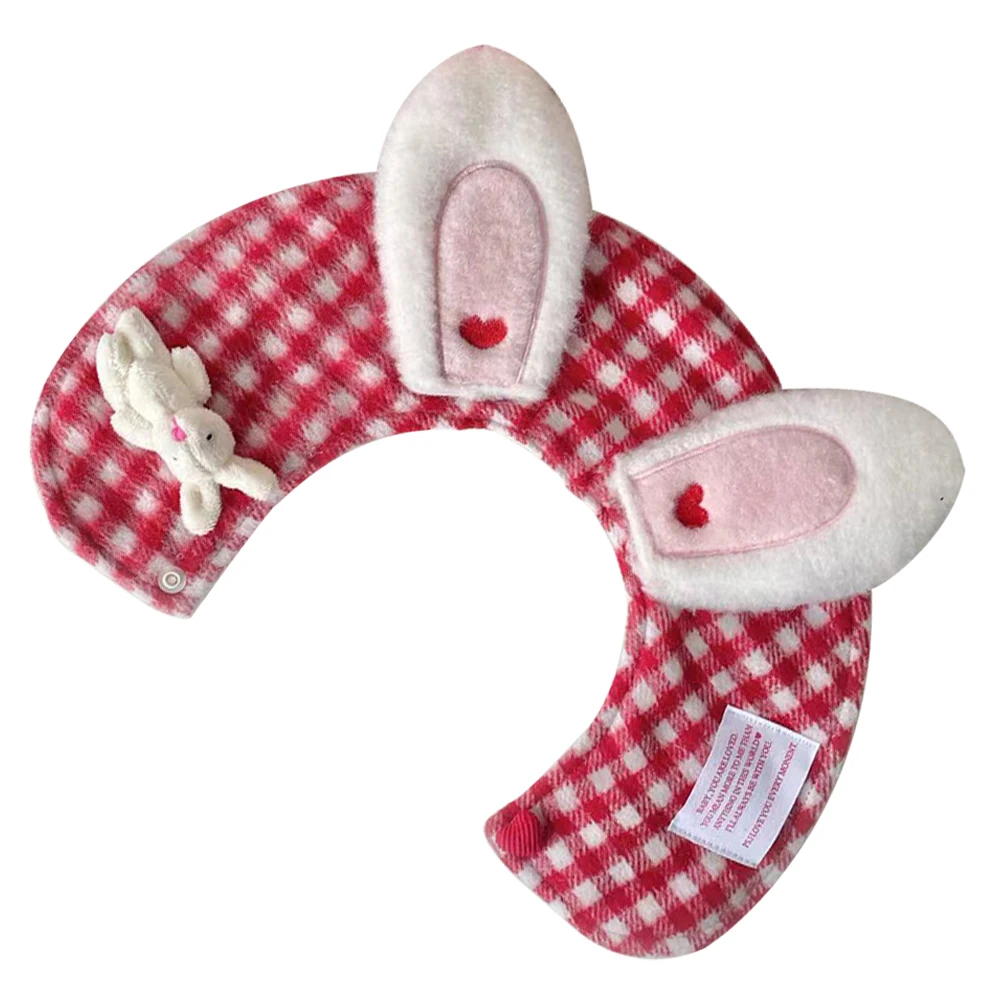 

Pet Rabbit Cape Comfortable Dog Neckerchief Cat Bib Decorative Scarf Easter Costume Party Adjustable Neckwear Pet Supplies