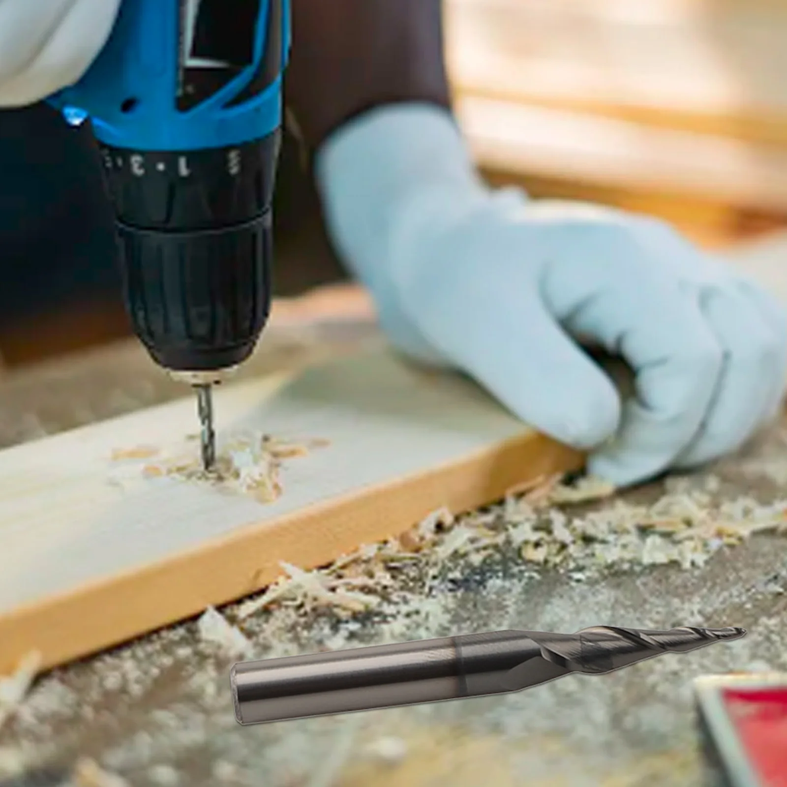 

2 Flute Milling Tool Carbide End Mill Bit For Hard Alloy Processing Continuous Processing Tool For Cast Iron Processing