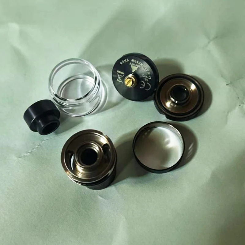 Dead Rabbit V3 RTA DIY Atomizer 3.5ml/5.5ml 25mm 810 Drip Tip Çift Bobinli Üstten Doldurma Hava Akışı Dekoratif Yedek Parçalarla