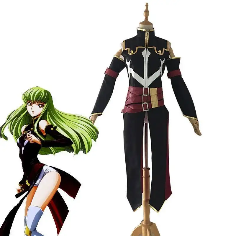 

Аниме Code Geass Queen CC Косплей Костюм Хэллоуин Карнавал Ведьма Черная Униформа Женский Боевой Костюм Полный Комплект На Заказ