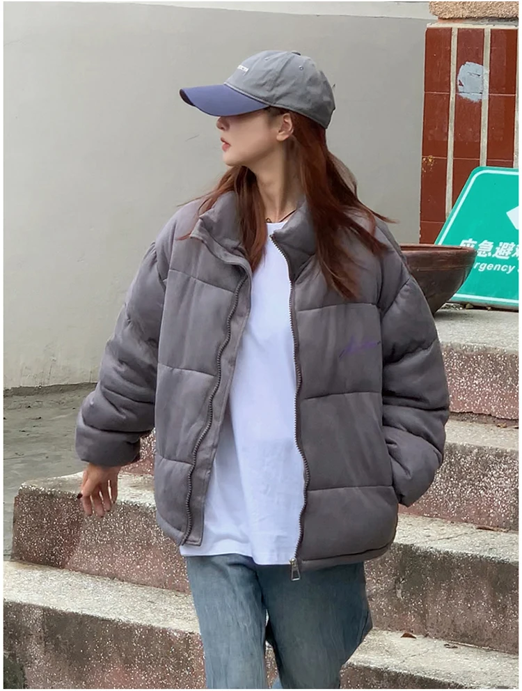 

Parka Real Fur Woman Womens Camping Outdoors Wilderness Nature Forest Woods Mountain Field Countryside Rural Lake Park Neutral