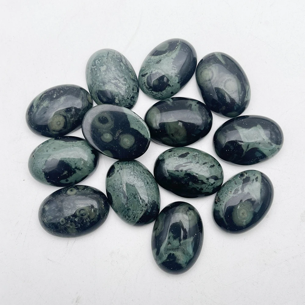 fashion new kambaba jasper natural stone cab cabochon charm 30x40mm or 25x18mm beads for jewelry 6pc Ring accessories no hole