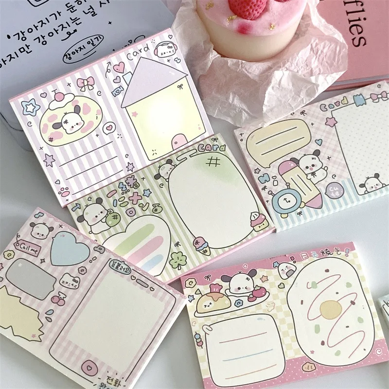 MINKYS 50 Sheets Kawaii Cartoon Memo Pads Paper To Do List Journal Note Paperlaria DIY Material Stationery