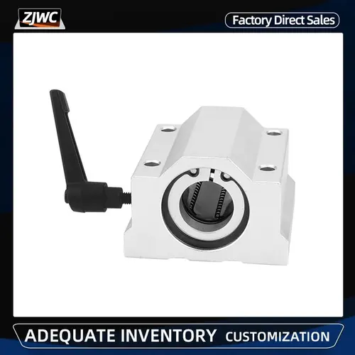 Buje de bloque deslizante de rodamiento de bolas de movimiento lineal SCS12UU SCS16UU SCS20UU SCS25UU SCS30UU con eje lineal de bloqueo para impresora 3D CNC