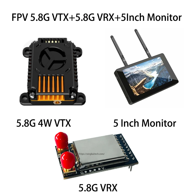 4000mW 5.8G Long Range FPV VTX Long Range Video Transmitter 48CH