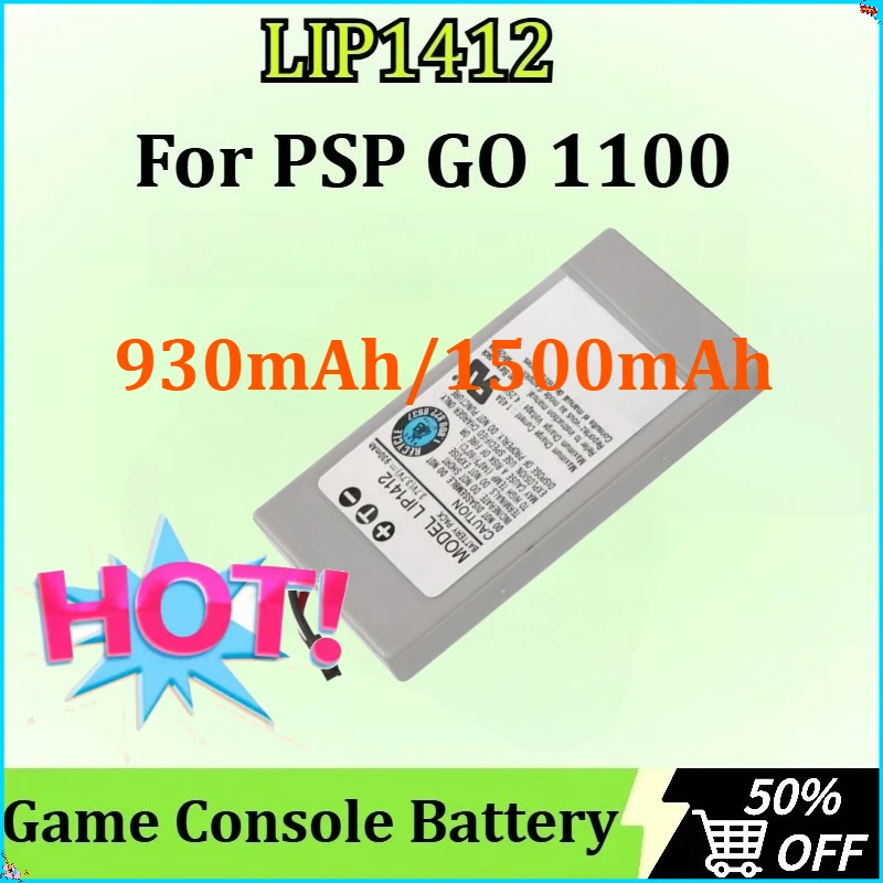 

High Energy and Long Lasting New Battery LIP1412 A Top - Quality Battery for PSP GO 1100, Available in 930mAh and 1500mAh.